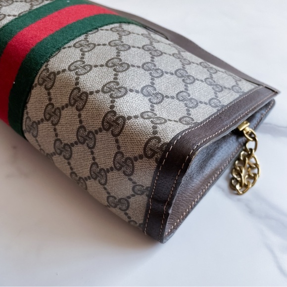 GUCCI GG Ophidia Sherry line clutch shoulder bag ❤️💚 - Picture 9 of 15